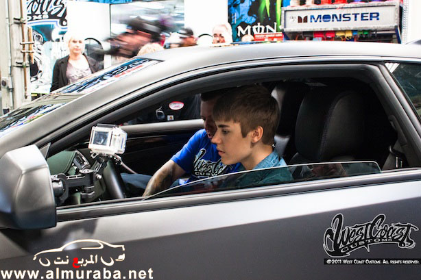 جاستن بيبر وسيارته الجديدة كاديلاك سي تي اس في معدلة بالصور والفيديو Justin Bieber 16