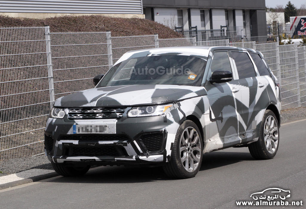 التقاط صور تجسسية جديدة لسيارة لاند روفر رنج روفر سبورت ار 2015 الجديدة Range Rover 13