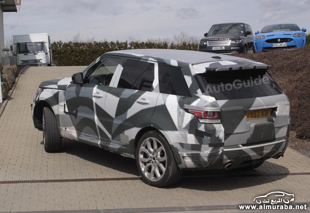 التقاط صور تجسسية جديدة لسيارة لاند روفر رنج روفر سبورت ار 2015 الجديدة Range Rover 16