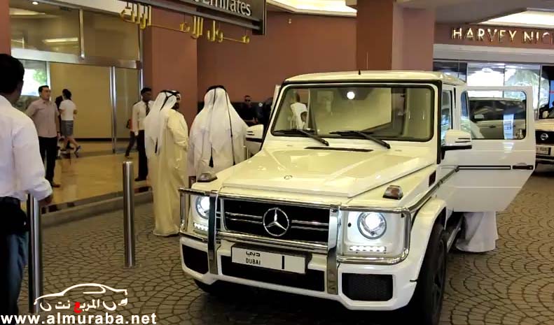 الشيخ محمد بن راشد بسيارته الجديدة مرسيدس "الصندوق" Sheikh Mohammed bin Rashid 1