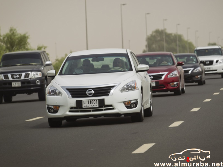 نيسان التيما 2013 الجديدة كلياً تسير في شوارع مدينة دبي لأختبارها بالصور Nissan Altima 2013 4