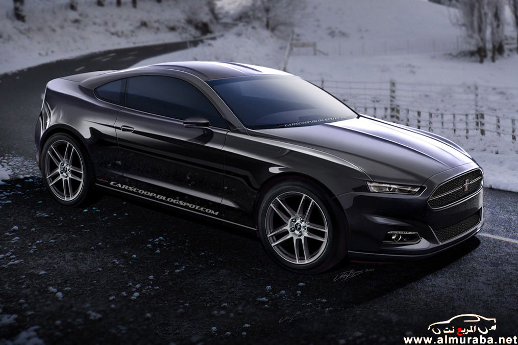 تصميم سيارة فورد موستنج 2015 الجديد “الشكل المتوقع” للسيارة بالصور Ford Mustang 2015