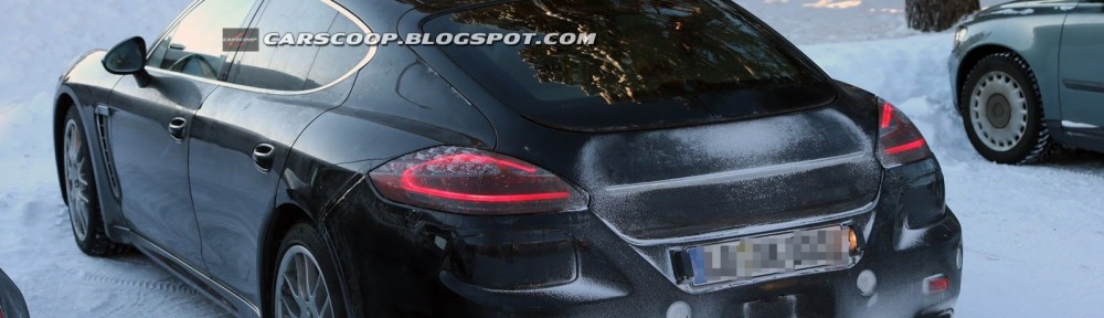 اول صور تجسسية لبورش باناميرا 2014 الجديدة مع بعض المواصفات Porsche Panamera