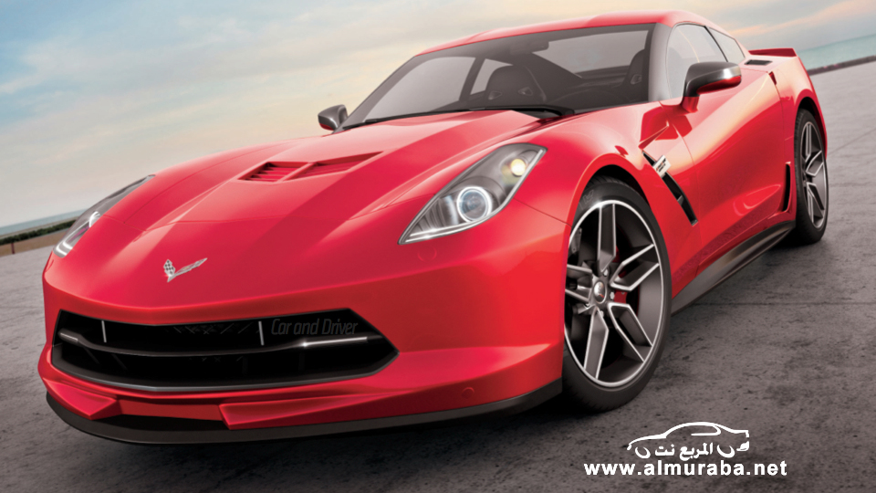 حصرياً اول صور لسيارة كورفيت سي سفن 2014 بشكلها الجديدة كلياً Corvette C7 2014 6