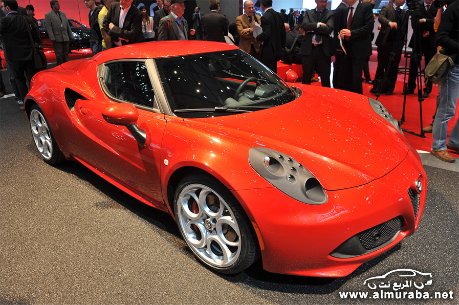 الفا روميو 2014 تحتفل بمعرض جنيف بإطلاق موديل فور سي الجديد Alfa Romeo 4c 2
