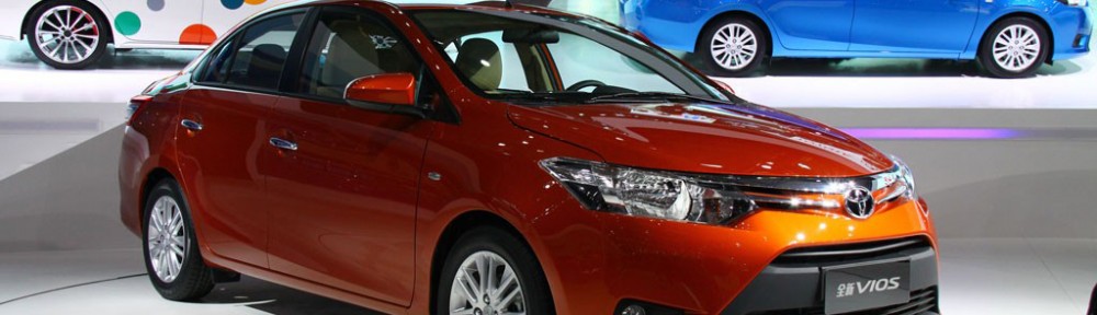 تويوتا يارس 2014 تدشن نفسها في معرض شنغهاي بالصين بأسم "فيوس" Toyota Yaris 1