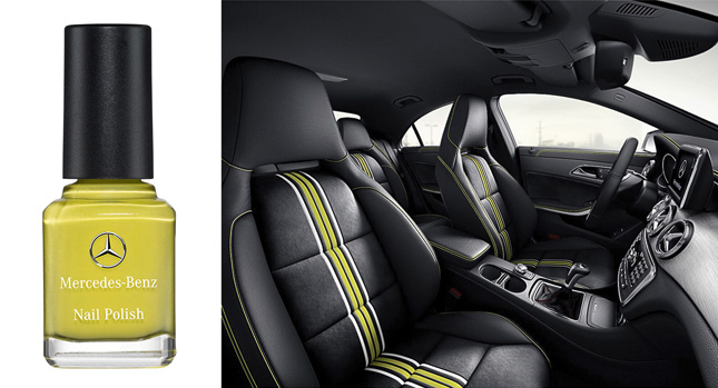 حزمة اكسسوارات شاملة لسيارة مرسيدس سي ال ايه تتضمن “طلاء اظافر”! Mercedes CLA