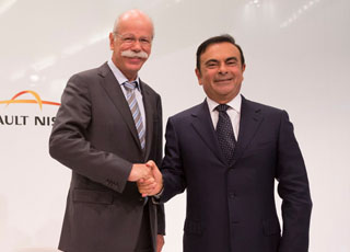 شراكة بين شركة ديملر ورينو-نيسيان لتحقيق هدف عالمي في اوروبا Daimler and Renault-Nissan 3