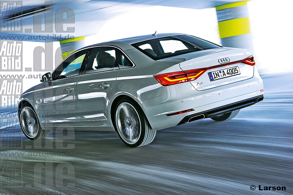 2016-Audi-A4-render-autobild-rear-three-quarter