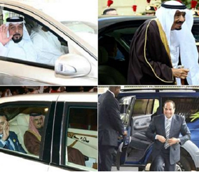 "بالصور" شاهد سيارات الرؤساء والملوك الخليجيين والعرب وهم يقودونها 3