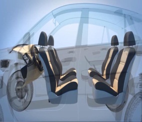 "بالصور" براءة اختراع لشركة فورد تحول سيارة ذاتية القيادة إلى صالون 1