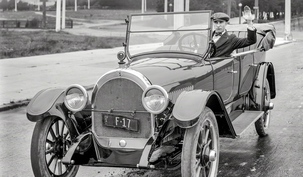 Wyland Stanley - Blaisdell - eb 102014 - 5x7 glassneg - Oldsmobile 1920