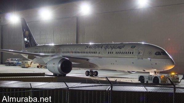 “بالصور والفيديو” شاهد أحدث طائرات الخطوط السعودية من طراز دريملاينر B787