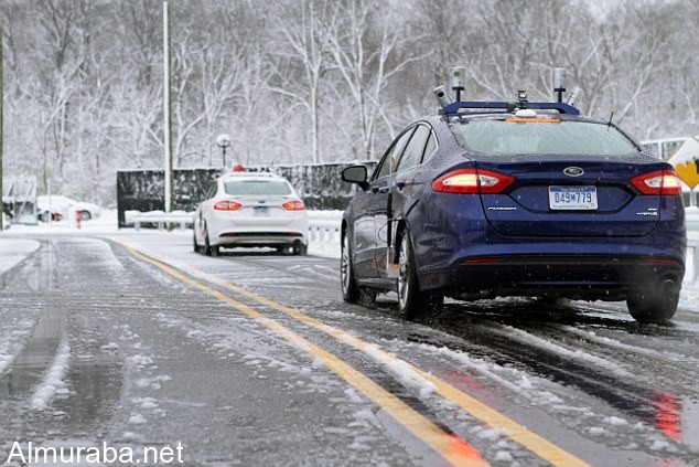 To navigate snowy roads, Ford autonomous vehicles are equipped with high-resolution 3D maps  complete with information about the road and whats above it, including road markings, signs, geography, landmarks and topography.
