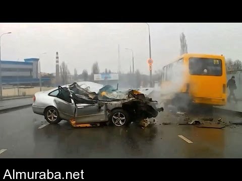 “فيديو” شاهد الجزء السابع لأغرب حوادث السيارات في روسيا لهذا العام