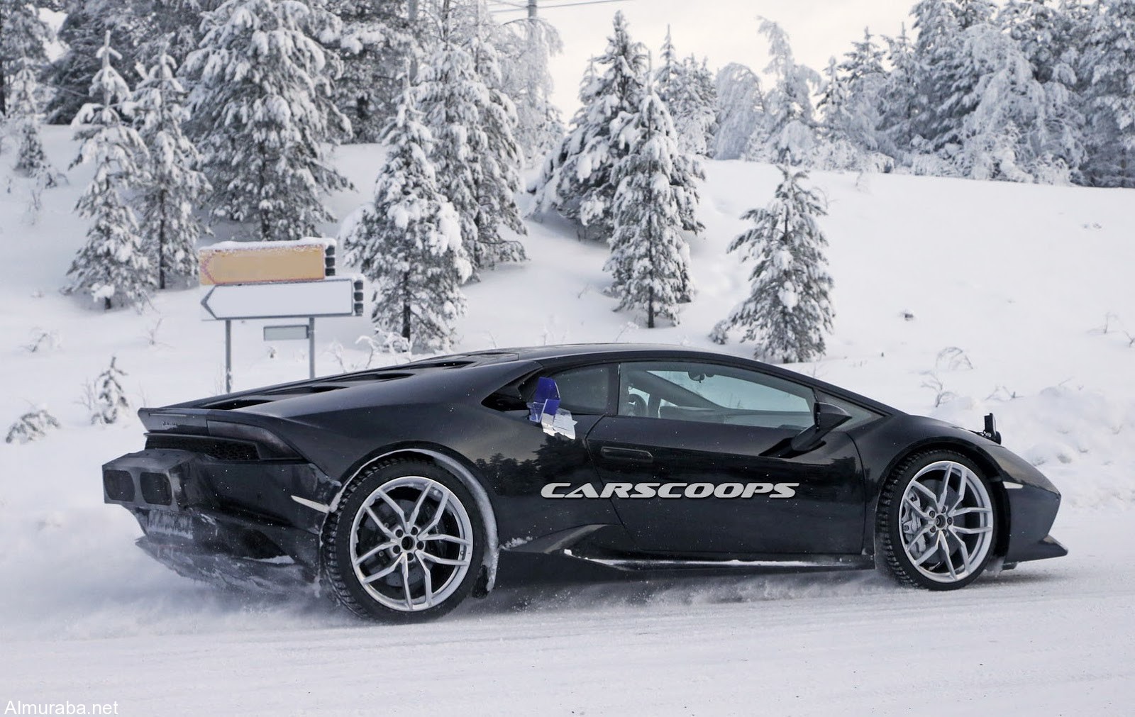 "صور تجسسية" لسيارة لامبورجيني هوراكان القادمة Lamborghini 9