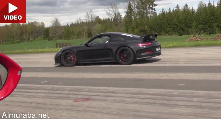 "فيديو" تحدي بين أودي RS7 ضد بورش 911 GT3 1