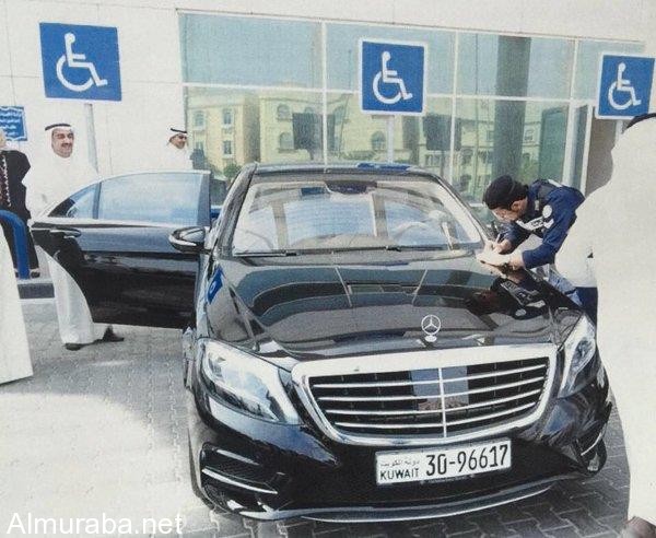 بالفيديو “شرطي مرور” يخالف سيارة وزير التجارة الكويتي والوزير يشكره