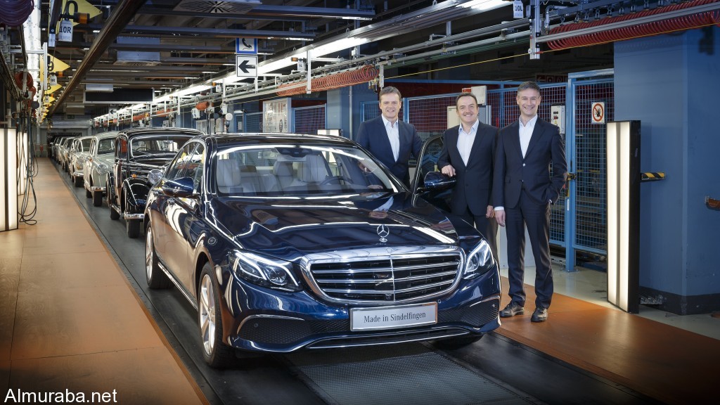البدء في إنتاج الشحنة الأولى من سيارة “مرسيدس بنز” إي كلاس الجديدة Mercedes E-Class 2017