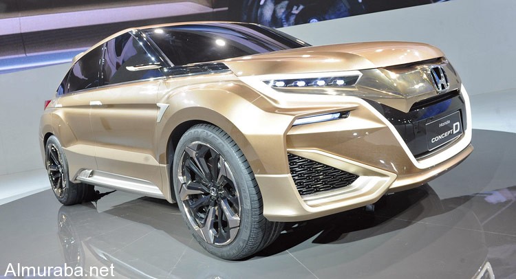 "هوندا" ستطلق سيارة SUV تحت اسم UR-V مبنية على نموذج عرض "D" لسوق الصين Honda 2017 3