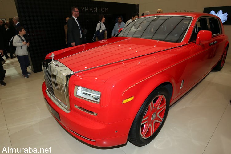 "رولز رويس" تطلق سيارتها فانتوم المعدلة الحمراء بمعرض سيارات جنيف Rolls-Royce 2016 1
