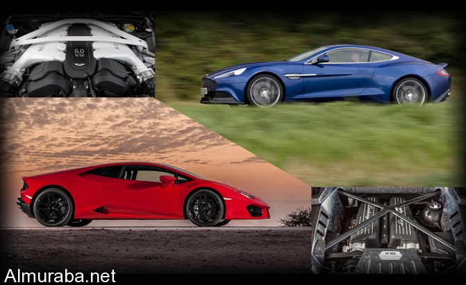 "استطلاع رأي" أيهما تفضل، اللامبورجيني هوراكان أم الأستون مارتن فانكويش؟ Lamborghini VS Aston Martin 1