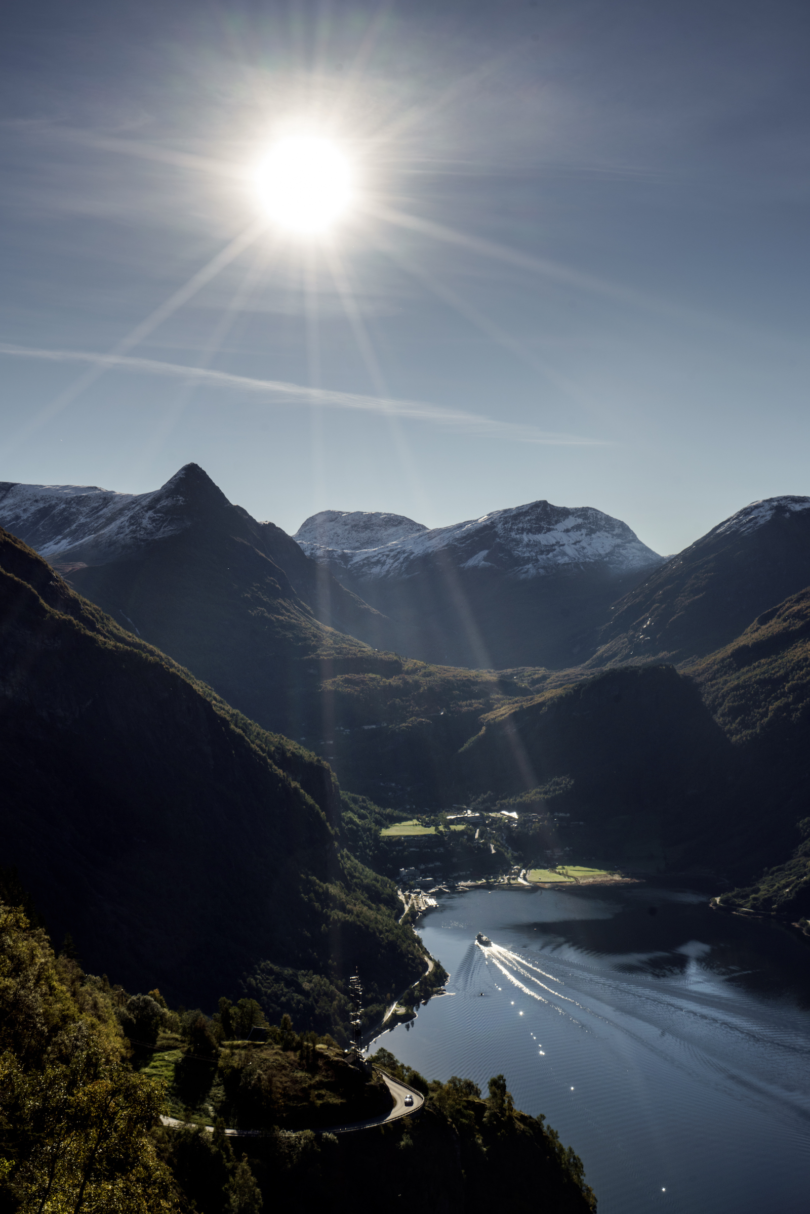 NORWAY. 2016.  Geiranger. Photographed on assignment for Land Rover