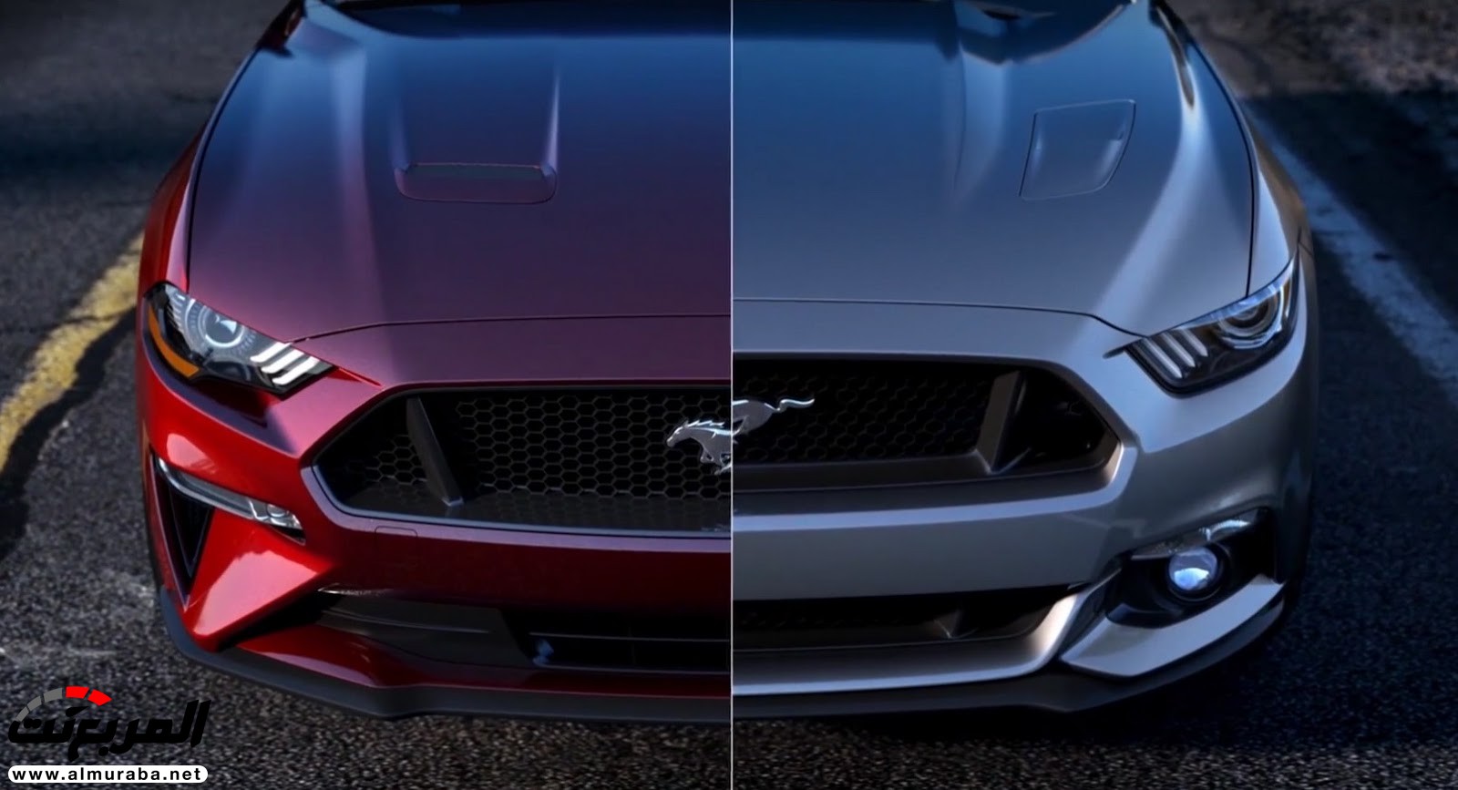 "مقارنة تصويرية" بين موديلي "فورد" موستنج 2017 و 2018 Ford Mustang 93