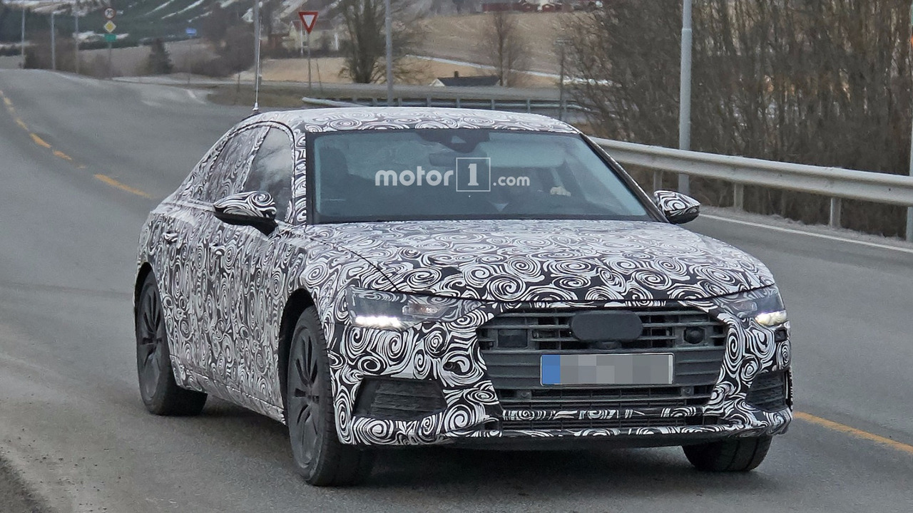 "صور تجسسية" لأول مرة أثناء اختبار الجيل القادم من "أودي" Audi 2019 A6 1