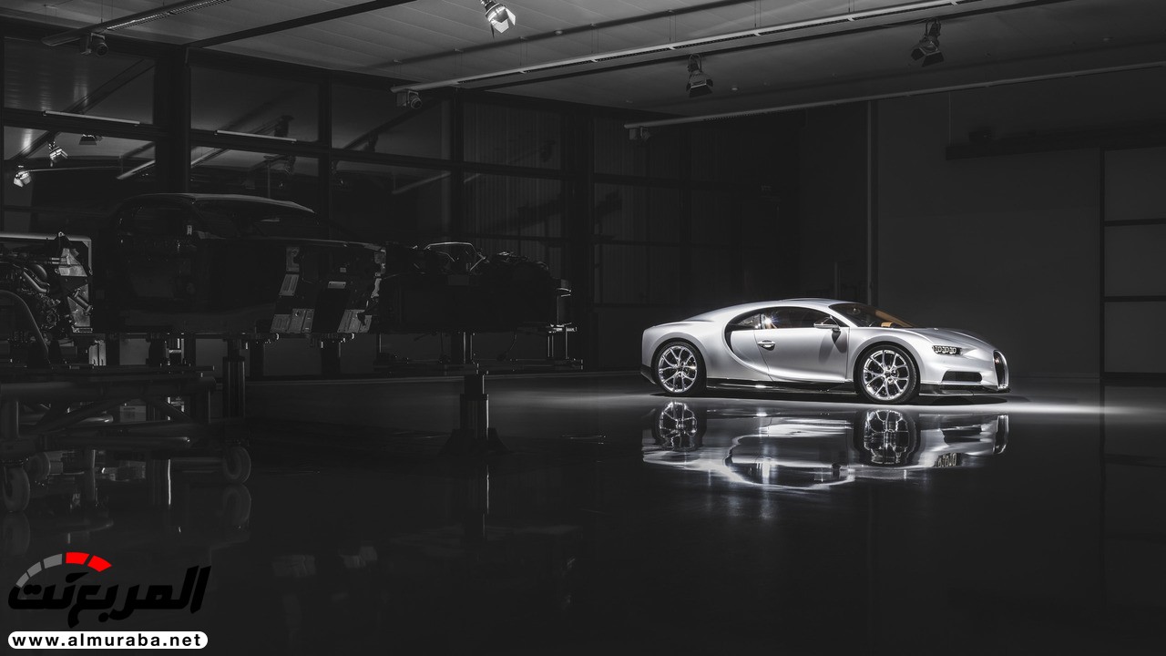 "بوجاتي" تعلن البدء بإنتاج الهايبركار شيرون بمصنعها بفرنسا Bugatti Chiron 15