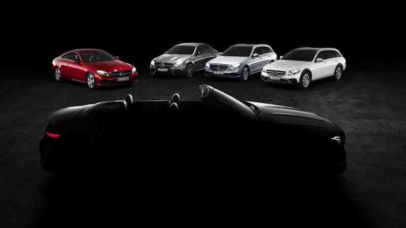 “مرسيدس بنز” تعتزم تدشين إي كلاس كابورليه الجديدة كليا 2018 بجنيف Mercedes-Benz E-Class Cabriolet