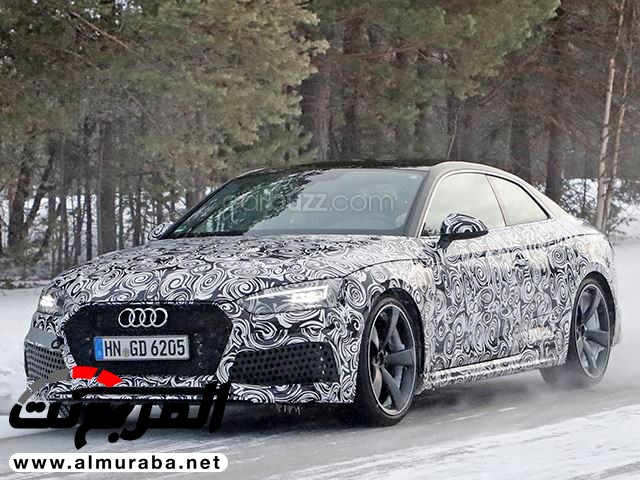 "صور تجسسية" أثناء إجراء الاختبارات الشتوية على الجيل القادم من "أودي" Audi 2018 RS5 26