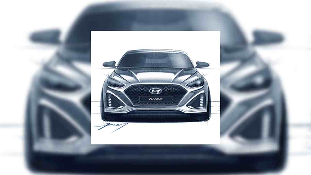 “هيونداي” تصدر رسومات تشويقية لفيس ليفت سوناتا Hyundai Sonata 2018