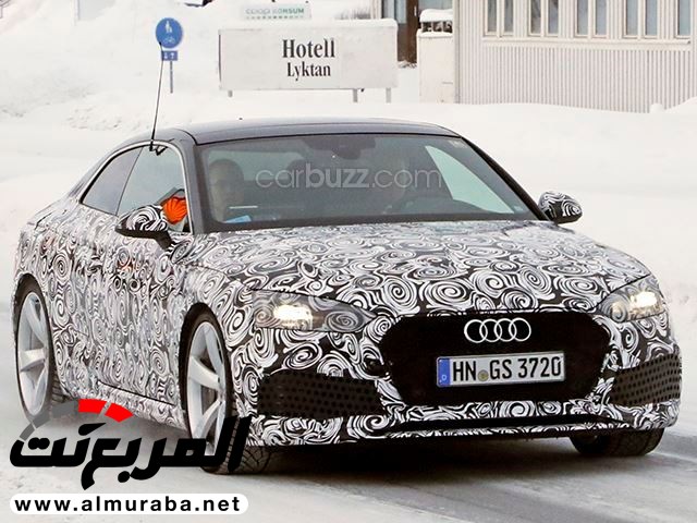 "صور تجسسية" أثناء إجراء الاختبارات الشتوية على الجيل القادم من "أودي" Audi 2018 RS5 8