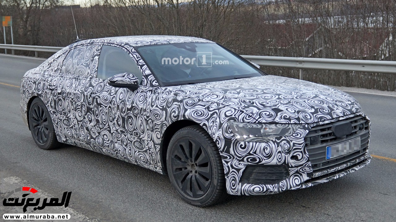"صور تجسسية" لأول مرة أثناء اختبار الجيل القادم من "أودي" Audi 2019 A6 8