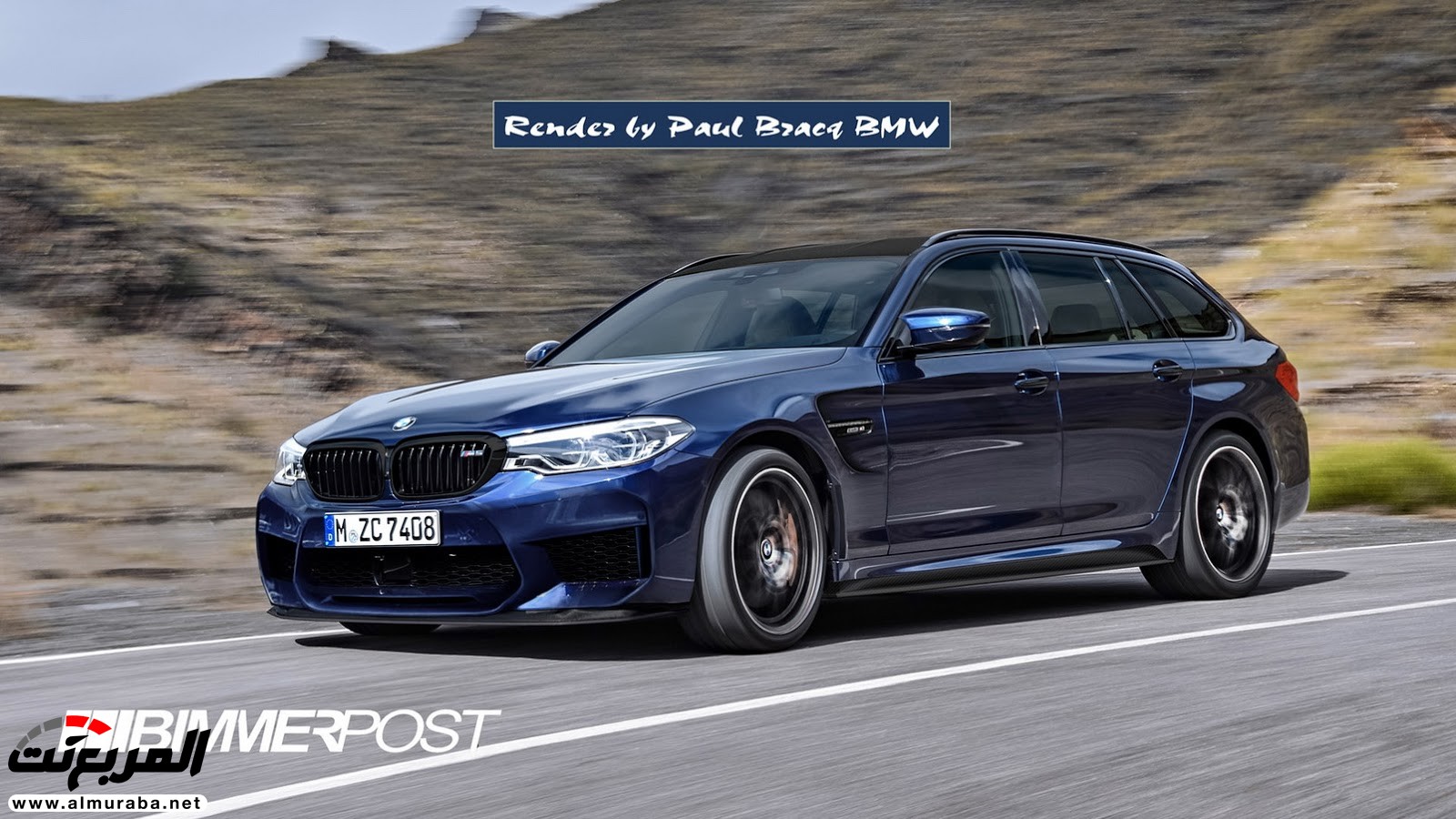 "صور افتراضية" لما قد تبدو عليه "بي إم دبليو" M5 الجديدة كليا 2018 BMW 10