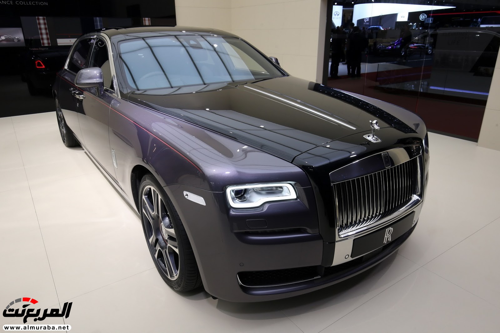 "رولز رويس" تجلب جوست إيليجانس المطلية بالألماس إلى معرض جينف Rolls-Royce Ghost Elegance 1