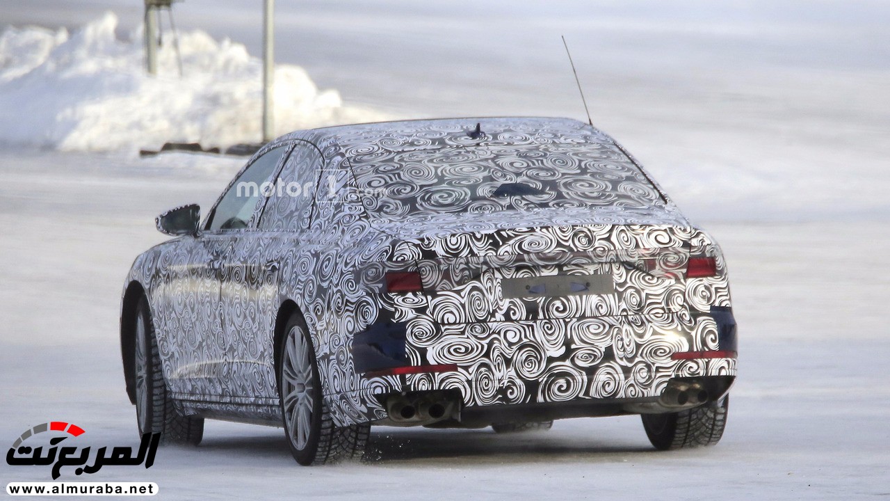 "صور تجسسية" أثناء إجراء الاختبارات الشتوية على نسخة الأداء "أودي" Audi 2019 S8 10
