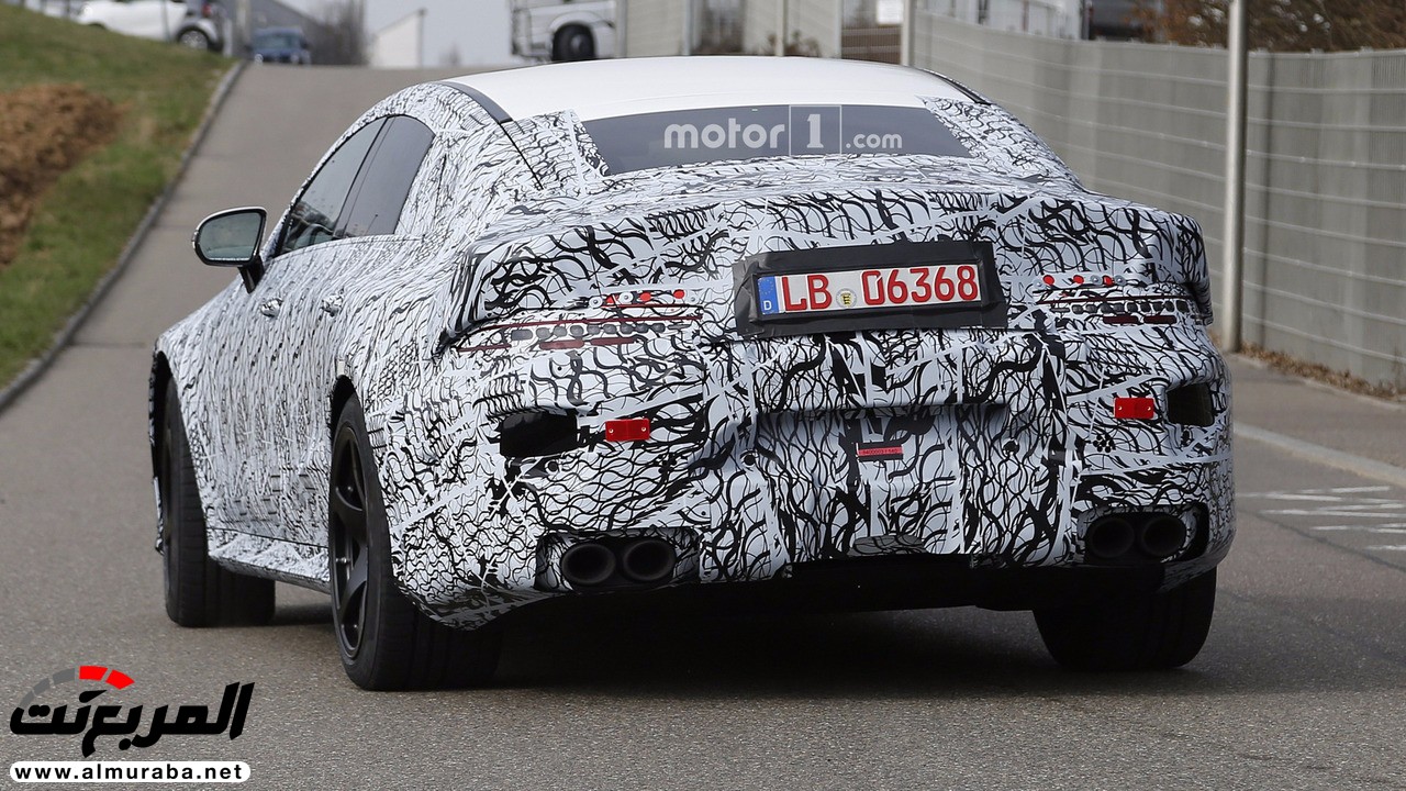 رصد نموذج اختباري للكونسيبت "مرسيدس إيه إم جي GT" بجسم الإنتاج للمرة الأولى Mercedes-AMG 41