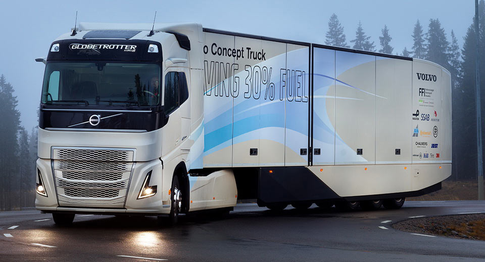 "فولفو" تختبر كونسبت شاحنة بنظام طاقة هجين "صور وفيديو" Volvo Trucks 4