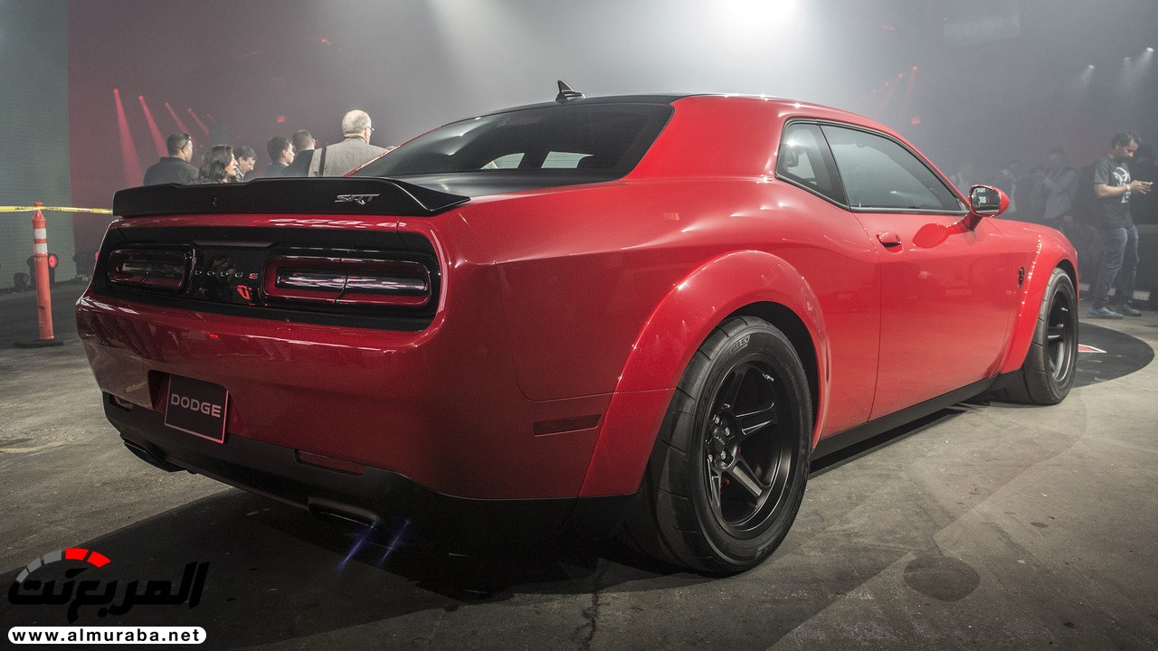 "فيديو وصور" دودج تشالنجر SRT 2018 ديمون نسخة الشيطان تكشف نفسها بقوة 840 حصاناً Dodge Challenger SRT Demon 12
