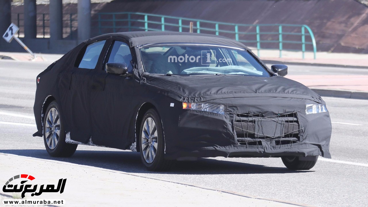 هوندا اكورد 2018 تظهر أثناء اختبارها بالشكل الجديد بتصميم مشابه للسيفيك "صور وتقرير" Honda Accord 5