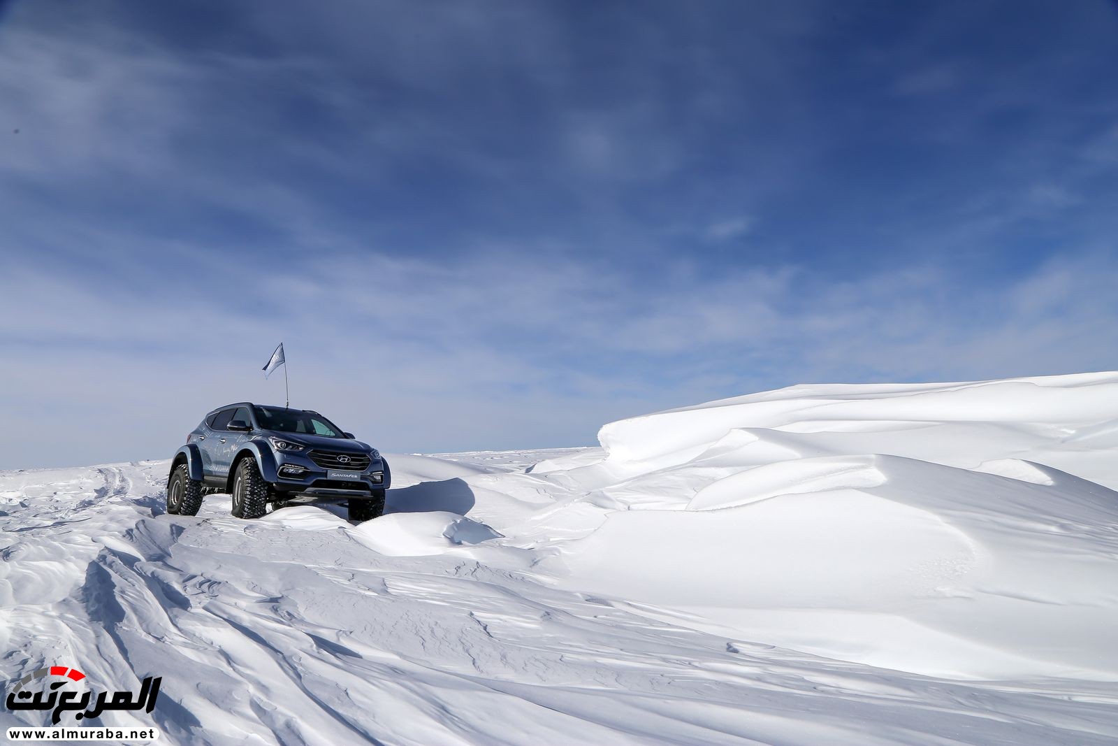 "هيونداي سانتا في" تنجح للمرة الأولى في العالم بإجتياز الكثبان الثلجية في الأنتاركتيكا! 80