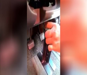 "فيديو" شاهد قفل أمان يوضع على دواسات السيارة لحمايتها من السرقة 3