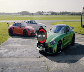"فيديو" شاهد تحدي بين كل من مرسيدس AMG GT R و بي إم دبليو M4 و بورش 911 GT3 2