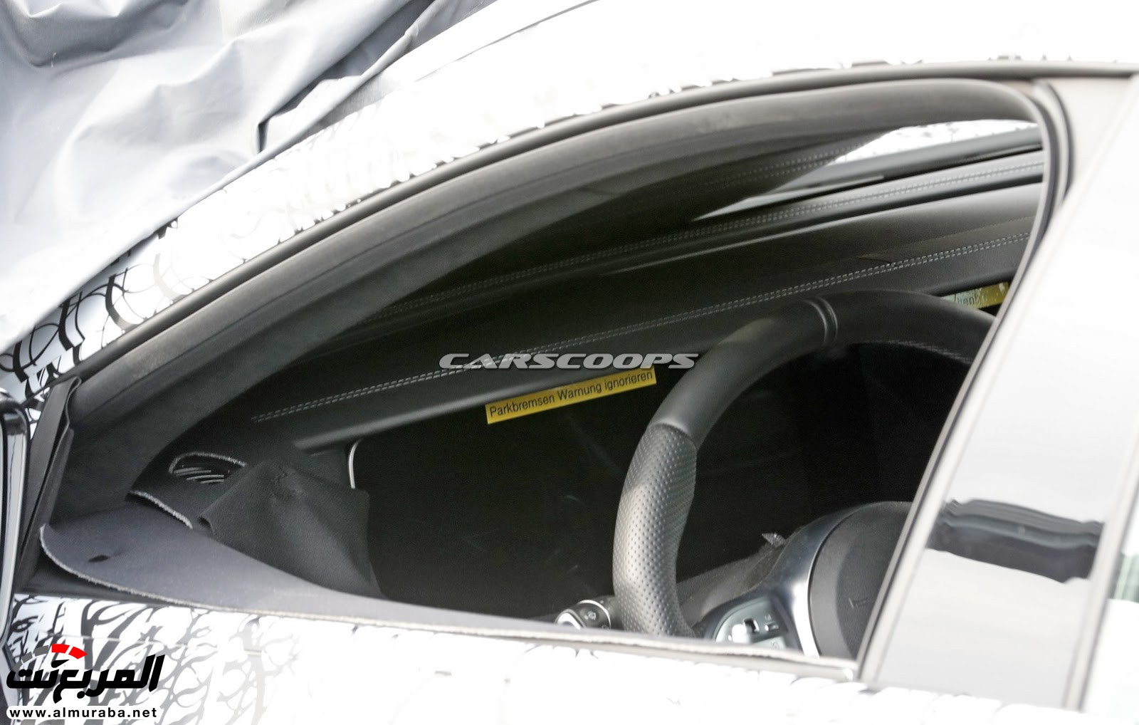 مرسيدس GT4 AMG تنكشف مقصورتها ومحركها أثناء اختبارها 6