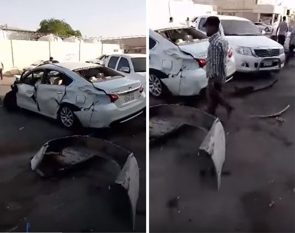 “فيديو” شاهد حادث دهس مأساوي إثر محاولة لص الهرب بسيارة مسروقة بالرياض