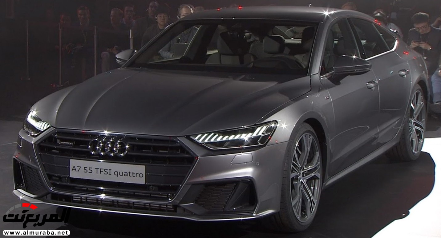 أودي A7 سبورت باك 2019 الجديدة كلياً تكشف نفسها رسمياً "صور ومواصفات واسعار توقعية" Audi A7 160