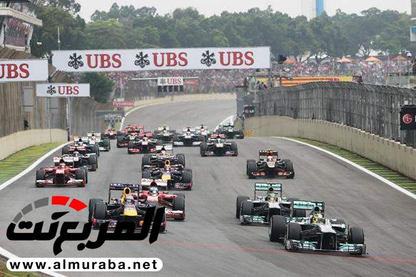 حلبة إنترلاغوس تضيف أخاديد على سطح المسار استعدادا لجائزة البرازيل الكبرى لسباق السيارات 2
