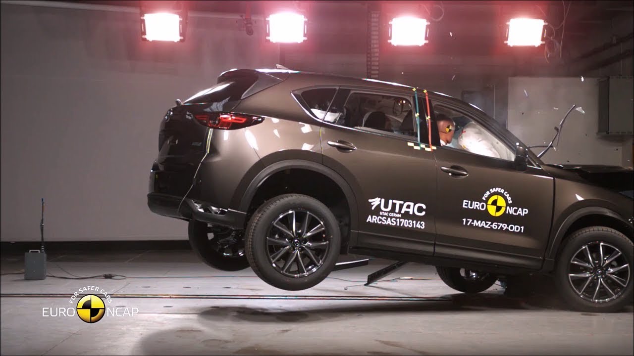 “بالفيديو” شاهد اختبار تصادم مازدا سي إكس 5 2017 Mazda CX-5